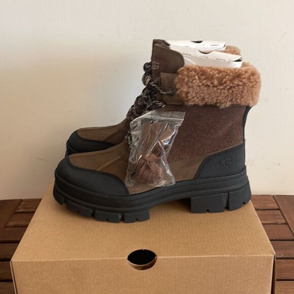 UGG Ashton Addie Boots Dark Earth USA Women Size 6.5/UK 4.5/EU 37.5 - Picture 7 of 13